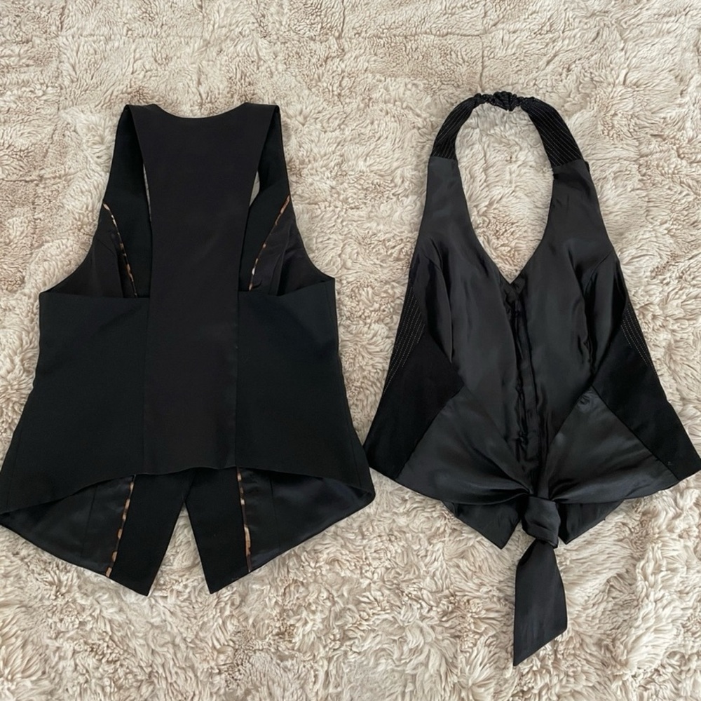 Express Black Halter and Sleeveless Tops